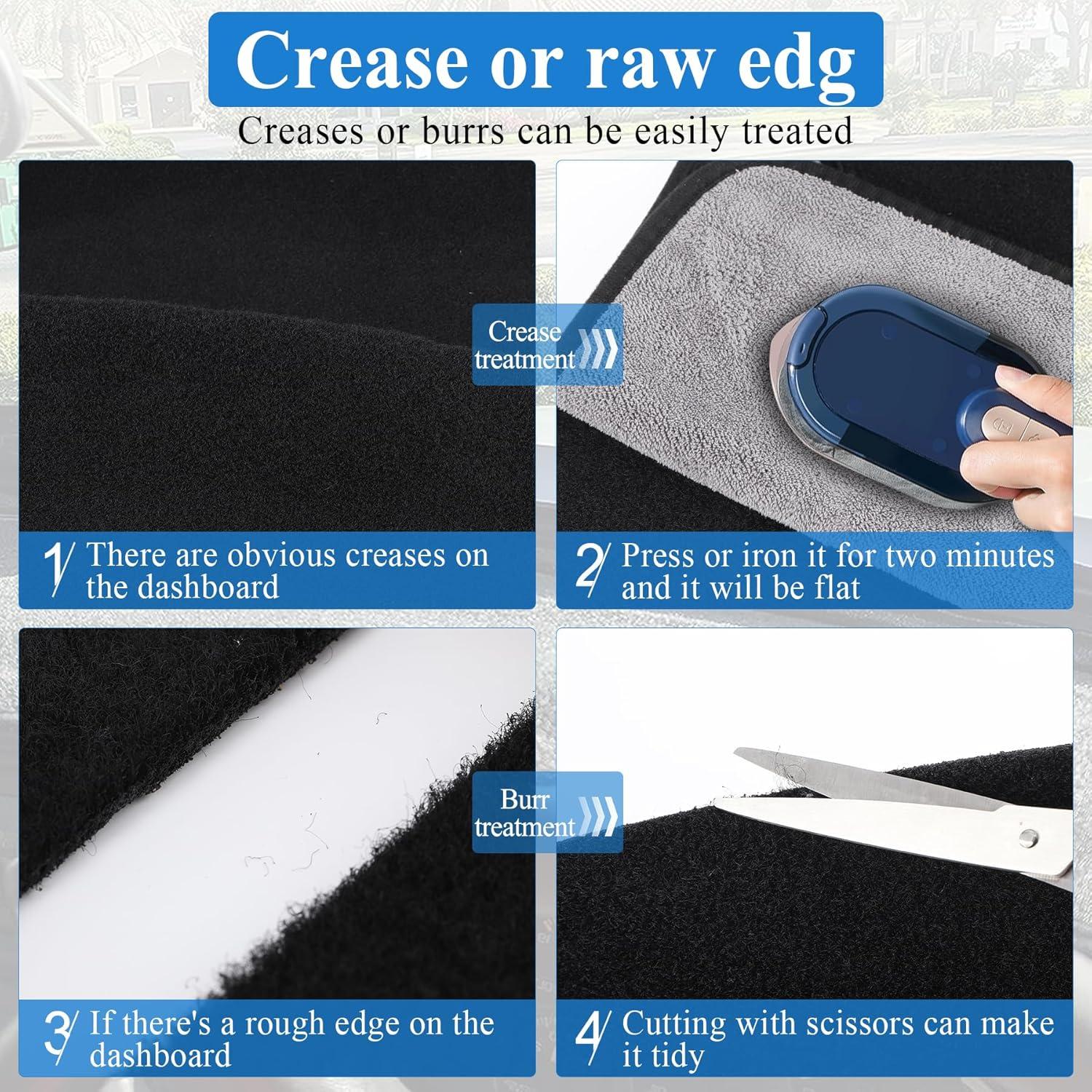 imageLivTee Dashboard Cover Dash Mat Compatible with Toyota Camry 2007 2008 2009 2010 2011 Protects Dashboard from Sun Damage Car AccessoriesDark Gray0713 GMC Sierra with Two Glove Boxes