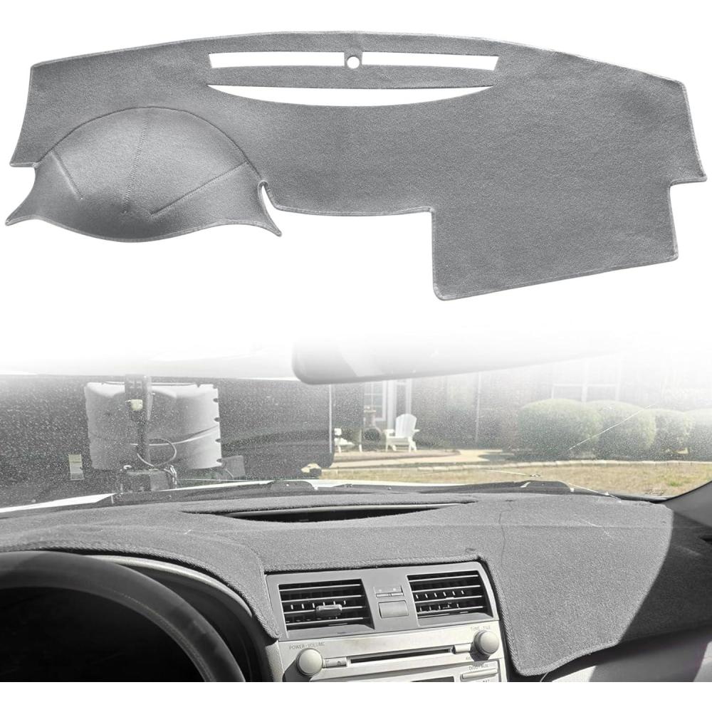 imageLivTee Dashboard Cover Dash Mat Compatible with Toyota Camry 2007 2008 2009 2010 2011 Protects Dashboard from Sun Damage Car AccessoriesDark Gray0711 Toyota Camry