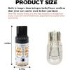imageLivTee 1156 BA15S P21W 7506 LED Turn Signal Light Blinker Bulbs  Error Free Canbus  Anti Hyper Flash Amber Yellow7440