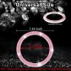 imageLivTee 2 PCS Crystal Rhinestone Car Engine Start Stop Decoration Ring Bling Car Interior Accessories for Women Push to Start Button Cover Sticker Automotive Decals WhiteDouble Pink