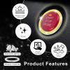 imageLivTee 2 PCS Crystal Rhinestone Car Engine Start Stop Decoration Ring Bling Car Interior Accessories for Women Push to Start Button Cover Sticker Automotive Decals WhiteDouble Lemonyellow