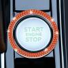imageLivTee 2 PCS Crystal Rhinestone Car Engine Start Stop Decoration Ring Bling Car Interior Accessories for Women Push to Start Button Cover Sticker Automotive Decals WhiteDouble Redddish Orange