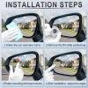 imageLivTee Blind Spot Mirror 2quot Round HD Glass Frameless Convex Accessories with Suction Cup ABS Housing 360 Adjustable WideAngle Rear View Mirror for Cars SUVs and Trucks Pack of 2CupSilver