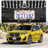 imageLivTee Carbon Fiber License Plate Frames 2 Holes Stainless Steel License Plate Covers 2PCS Car License Plate Holder Slim Design with Gasket Cover for US Cars Automotive Exterior AccessoriesSunflower