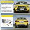 imageLivTee Carbon Fiber License Plate Frames 2 Holes Stainless Steel License Plate Covers 2PCS Car License Plate Holder Slim Design with Gasket Cover for US Cars Automotive Exterior AccessoriesSunflower