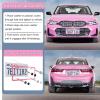 imageLivTee Carbon Fiber License Plate Frames 2 Holes Stainless Steel License Plate Covers 2PCS Car License Plate Holder Slim Design with Gasket Cover for US Cars Automotive Exterior AccessoriesPink