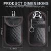 imageLivTee Faraday Key Fob Protector RFID Blocking Faraday Bag for Car Keys 315  512 AntiTheft Signal Blocking Pouch for Key Fob Security 2 Pack