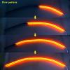 imageLivTee Flexible Waterproof 2Pcs 24 Switchback Led Light Strip Kit Dual Color Replacement for Headlight Decorative Daytime Running Lights and Flowing Turn Signal Lights AmberWhite