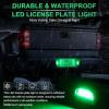 imageLivTee LED License Plate Light Assembly Tag Light Fits Chevy Silverado 1500 2500 3500 19992013 Tahoe Suburban Fits GMC Sierra Yukon XL Fits Cadillac Escalade Car Accessories AmberGreen