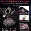 imageLivTee LED License Plate Light Assembly Tag Light Fits Chevy Silverado 1500 2500 3500 19992013 Tahoe Suburban Fits GMC Sierra Yukon XL Fits Cadillac Escalade Car Accessories AmberRed