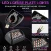 imageLivTee LED License Plate Light Assembly Tag Light Fits Chevy Silverado 1500 2500 3500 19992013 Tahoe Suburban Fits GMC Sierra Yukon XL Fits Cadillac Escalade Car Accessories AmberPurple