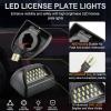 imageLivTee LED License Plate Light Assembly Tag Light Fits Chevy Silverado 1500 2500 3500 19992013 Tahoe Suburban Fits GMC Sierra Yukon XL Fits Cadillac Escalade Car Accessories AmberWhite