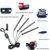 imageLivTee Smart Car LED Interior Lights with USB Port LED Strip Fiber Optic Lights Wireless App Control Sync to Music Car Accessories Gifts for Women and Men 5 in 1Interior Lights