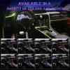 imageLivTee Smart Car LED Interior Lights with USB Port LED Strip Fiber Optic Lights Wireless App Control Sync to Music Car Accessories Gifts for Women and Men 5 in 1Fiber Optic Lights1to1