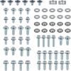 imageLivTee 70PCS Motorcycle Body Bolt Mounting Kits for Plastics Seat Fenders Shrouds Fasteners Compatible with CR85 CR125 CR250 CR500 ampamp CRF150 CRF250 CRF450 R Models CRF150R CRF250R CRF450R  White