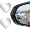 imageLivTee Blind Spot Mirrors Heart Shaped HD Glass Frameless Convex Rear View Mirrors Wide Angle Adjustable Stick for Side Mirror Automotive Exterior Accessories for Car SUV ampamp Trucks Pack of 2