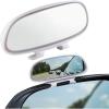 imageLivTee Clip on Blind Spot Mirror HD Glass Frameless Convex Rear View Mirrors Exterior Accessories with Wide Angle Adjustable Stick for Car SUV and Trucks WhiteWhite