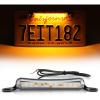 imageLivTee License Plate Light Extremely Bright LED License Plate Lights Assembly for Trailer UTV ATV Truck RV Boat PurpleAmber
