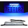 imageLivTee License Plate Light Extremely Bright LED License Plate Lights Assembly for Trailer UTV ATV Truck RV Boat PurpleBlue