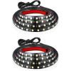 imageLivTee Truck Bed Lights 2PCS 60 Inch 12V LED Light Strip with OnOff Switch Blade Fuse 2Way Splitter Pickup Truck Accessories for Men  IP68 Waterproof2PCS