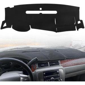 imageLivTee Dashboard Cover Dash Mat Compatible with Toyota Camry 2007 2008 2009 2010 2011 Protects Dashboard from Sun Damage Car AccessoriesDark Gray0713 GMC Sierra with Two Glove Boxes