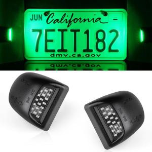 imageLivTee LED License Plate Light Assembly Tag Light Fits Chevy Silverado 1500 2500 3500 19992013 Tahoe Suburban Fits GMC Sierra Yukon XL Fits Cadillac Escalade Car Accessories AmberGreen