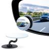 imageLivTee Blind Spot Mirrors 2quot Round HD Glass Frameless 360 Adjustable Convex Rear View Mirrors with Wide Angle Stick Exterior Accessories for Cars SUVs and Trucks 2 PackRound